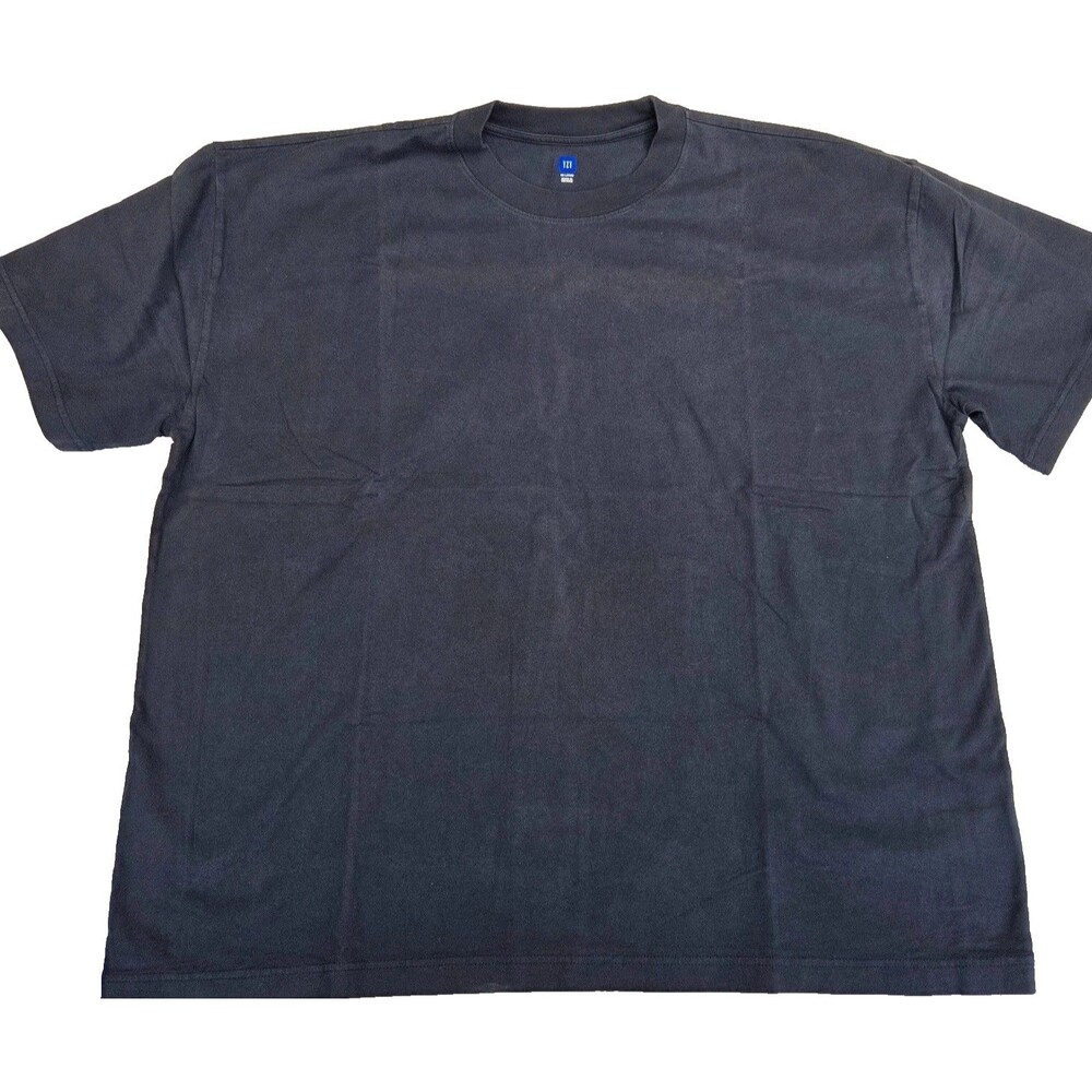YZY Yeezy Gap T Shirt XXL Washed Black Oversized Mens T shirt Heavyweight